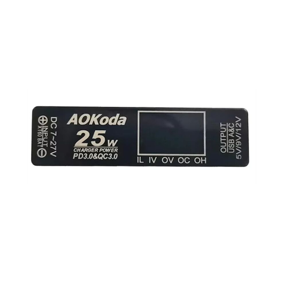 Aokoda Xt60 To Pd3.0 Lipo Battery Quick Charger Overload Protection Short Circuit Protection For Smartphone Tablet Pc Diy Part 6032234118040