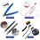 23Pcs 3D Printer Tool Kit,3D Printer Accessories Removal Tools Includes Nozzle Cleaning Kit,Putty Knife Scrapers Brushes 2