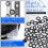 200 Pcs 3D Magnetic Tracking Dot for Scanner Inner 6.0 mm Outer 10 mm Scanning Reference Point  for 3D Scanning 9