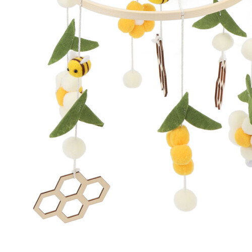 Soft Bee Flower Nursery Mobile 1