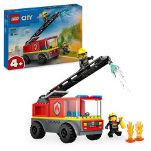 LEGO City 60463 Feuerwehrwagen mit Leiter - Konstruktionsspielzeug - Für Kinder ab 4 Jahren