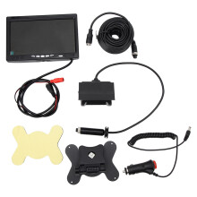 AV Input Compatible Car Monitor With High Resolution LED Backlight Screen Rotating Display Brightness Adjustable Screen Ratio Settings Waterproof
