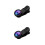 2Pièces Objectifs Smartphone Kit Noir Grand Angle Macro Fisheye 8