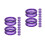 20Pièces Protecteurs Silicone Doigts Pour Ciseaux De Toilettage Violet 6