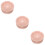 3Pièces Bac À À Chat Plastique Rose Pour Usage 11