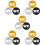 15Pièces Plaques Signalétiques Toilettes Durable Design 8