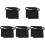10Pièces De Rangement Tennis Golf Ceinture Mesh Noir 2