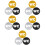 15Pièces Plaques Signalétiques Toilettes Durable Design 7