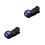 2Pièces Objectifs Smartphone Kit Noir Grand Angle Macro Fisheye 9