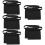 10Pièces De Rangement Tennis Golf Ceinture Mesh Noir 11