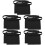 10Pièces De Rangement Tennis Golf Ceinture Mesh Noir 6