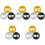 15Pièces Plaques Signalétiques Toilettes Durable Design 3