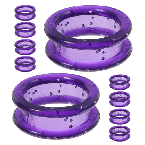 20Pièces Protecteurs Silicone Doigts Pour Ciseaux De Toilettage Violet 2