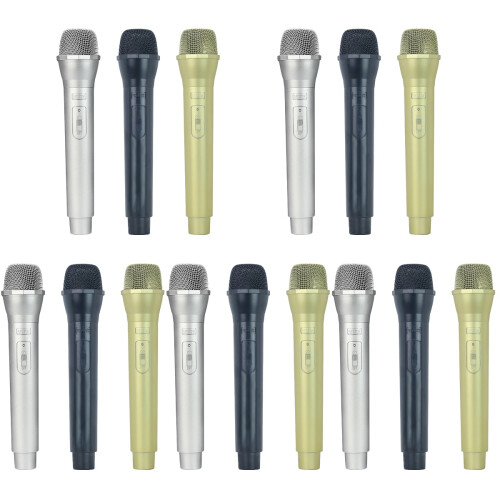 15Pièces Microphones Jouets Enfants Simulation Plastique Durable 1