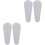 4Pièces -Ciseaux Cuir Argenté Protection Pour Ciseaux Salon 4