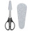 4Pièces -Ciseaux Cuir Argenté Protection Pour Ciseaux Salon 9