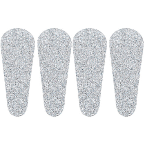 4Pièces -Ciseaux Cuir Argenté Protection Pour Ciseaux Salon 2
