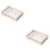 2Pièces Sac Transparent Grand Bandoulière 6