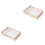 2Pièces Sac Transparent Grand Bandoulière 3