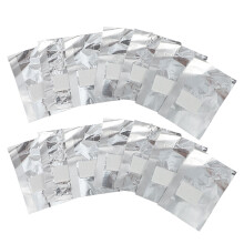 300Pièces Argentées En Aluminium Pour Retrait Doux Vernis Gel