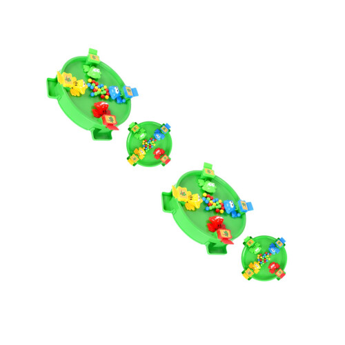 2Pièces Jouet Plastique Vert Interaction Bébé Amusant Et Éducatif 2