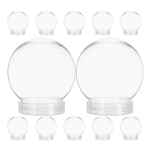 48Pièces Globes Cristal Clairs Idéal Pour
