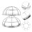 2Pièces Plaque Protection Sprinkler Aluminium Pour Plafond 9