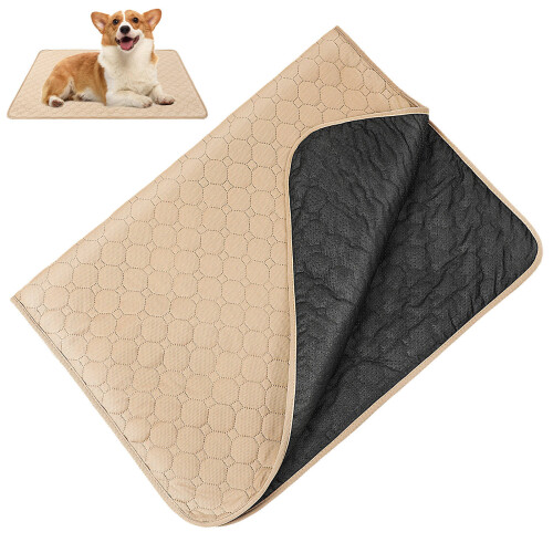 4Pièces Absorbants Antidérapants Pour Animaux Marron