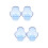 4Pièces Clip Porte-Ballons Tennis Ciel Usage 8