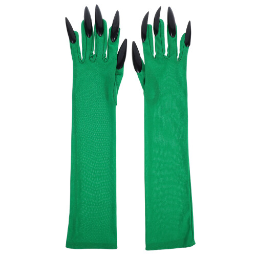 3Paires Halloween Longues Vertes Ongles 2