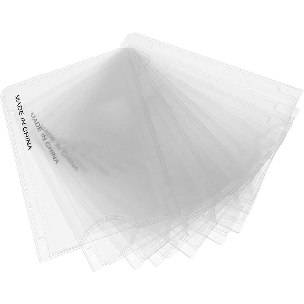 Aboofan 2Pcs Flexible Pvc Magnifying Pocket Cards 3X Transparent Reading Aid