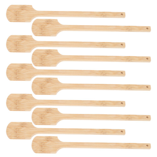 20Pièces D'éventail Bambou Kaki Résistantes Pour Projets DIY 1