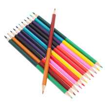 24Pièces Crayons Bois Multicolores Solides Durables Pour Artistes