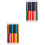 24Pièces Crayons Bois Multicolores Solides Durables Pour Artistes 4