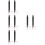 8Pièces Kit Yeux Brosse ABS Noir Professionnel Durable 9