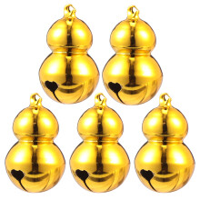 10Pièces Cloches Gourde Dorées En Idéales Pour Colliers Animaux