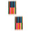 24Pièces Crayons Bois Multicolores Solides Durables Pour Artistes 8