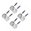 8Pièces Pelle Litière Chat Métal Aluminium Multi Sift Large 4