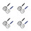 8Pièces Pelle Litière Chat Métal Aluminium Multi Sift Large 10