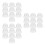 30Pièces Support Casquettes Transparent Forme Casque 8