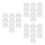 30Pièces Support Casquettes Transparent Forme Casque 4