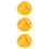 3Pièces Base Fixation Orange Pour Poteau De Outdoor 9
