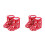 2Paires Bottines Rouge Chaudes 5