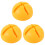 3Pièces Base Fixation Orange Pour Poteau De Outdoor 3