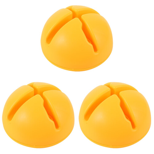 3Pièces Base Fixation Orange Pour Poteau De Outdoor 2
