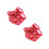 2Paires Bottines Rouge Chaudes 6