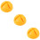 3Pièces Base Fixation Orange Pour Poteau De Outdoor 10