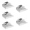 10Pièces Mini Pelle Rigide Argenté Pour Perles Accessoires 10