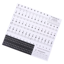 2Pièces Stickers Piano Clavier Couleurs Assorties Faciles À Appliquer