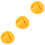 3Pièces Base Fixation Orange Pour Poteau De Outdoor 6